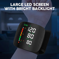 Wrist Blood Pressure Monitor Led Display