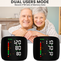 Wrist Blood Pressure Monitor Led Display